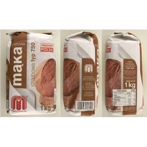 Młyny Stoisław Mąka pszenna typ 750 chlebowa 1 kg X10